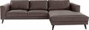 Bild 1 von INOSIGN Ecksofa Junis, in moderner Optik, Braun