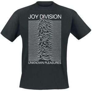 Joy Division T-Shirt - Unknown pleasures - S bis XXL - für Männer - Größe XL - schwarz  - Lizenziertes Merchandise!