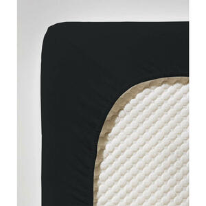 Fleuresse Spannbetttuch Jenny C, Schwarz, Textil, 120 cm, bügelleicht, Schlaftextilien, Bettwäsche, Spannbettlaken