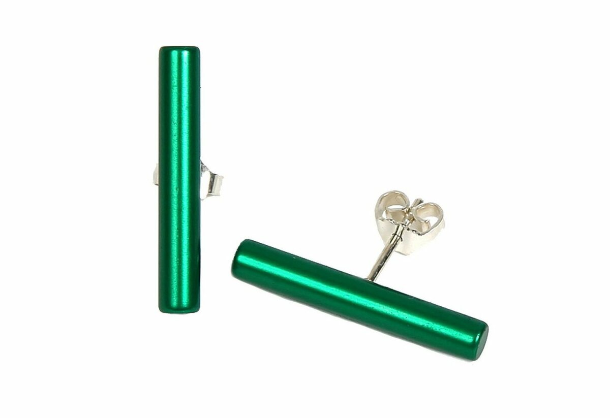 Bild 1 von DeMarie Paar Ohrstecker eloxiertes Aluminium