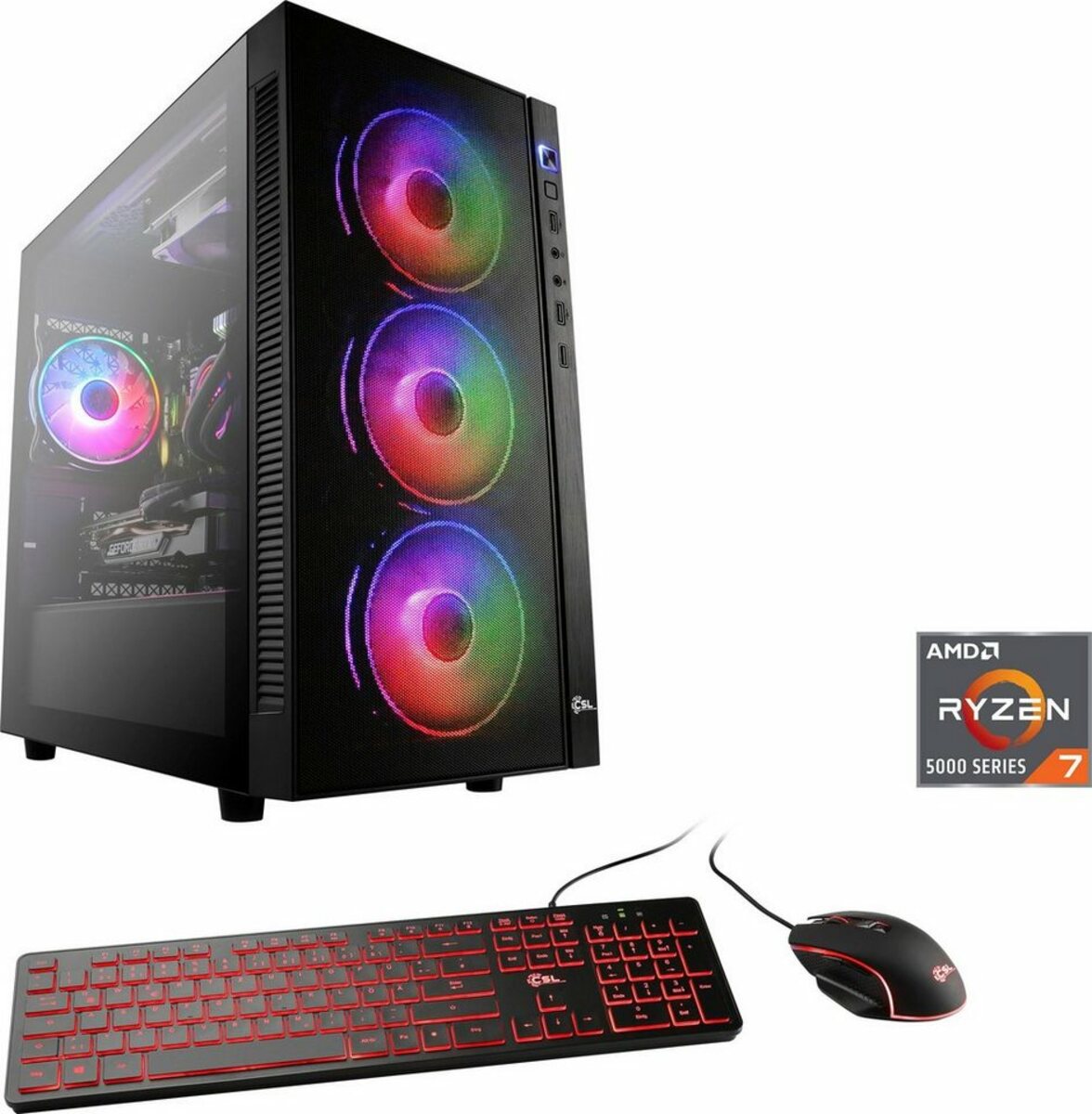 Bild 1 von CSL HydroX V8316 Gaming-PC (AMD Ryzen 7 5800X, GeForce RTX 3060, 32 GB RAM, 1000 GB SSD, Wasserkühlung)