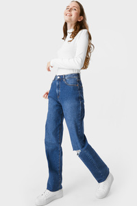 C&A CLOCKHOUSE-Loose Fit Jeans, Blau, Größe: 34