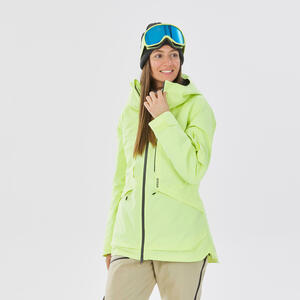 Skijacke Damen Freeride - FR100 neongelb Gelb