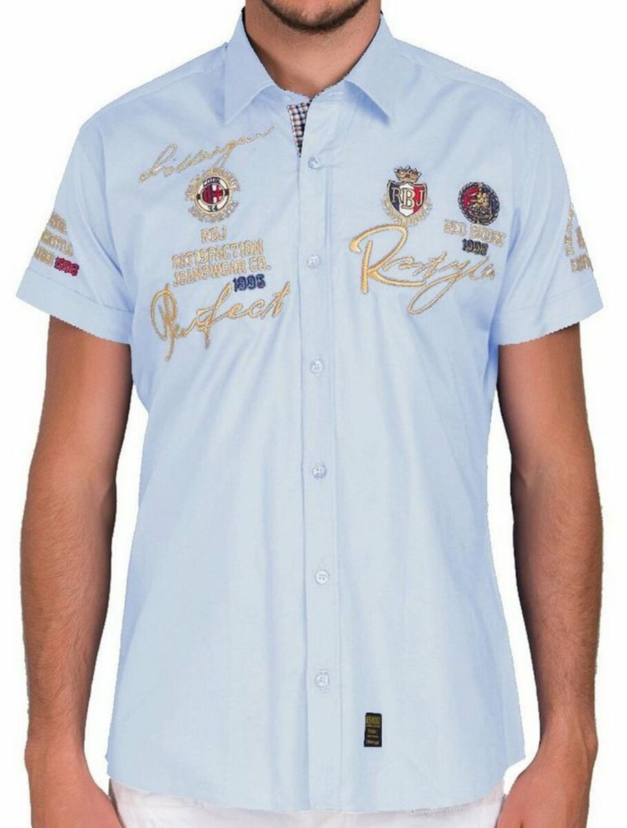 Bild 1 von RedBridge Kurzarmhemd Lubbock im Slim Fit-Schnitt mit Stickerei