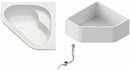 Bild 1 von OTTOFOND Badewanne Set Eckwanne, (3-tlg), 1350 mm/430 mm Eckwanne