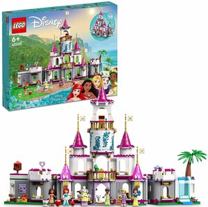 LEGO® Konstruktionsspielsteine »Ultimatives Abenteuerschloss (43205), LEGO® Disney Princess™«, (698 St), Made in Europe