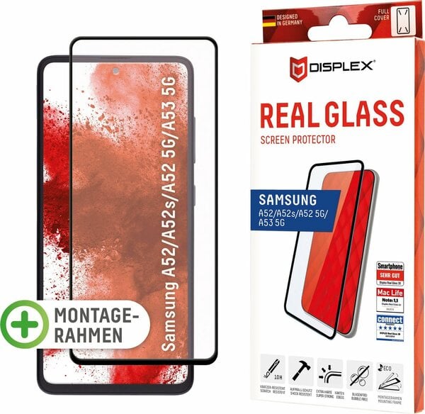 Bild 1 von Displex Real Glass FC für Samsung Galaxy A52/A52s/A52 5G, Samsung Galaxy A53 5G, Displayschutzfolie