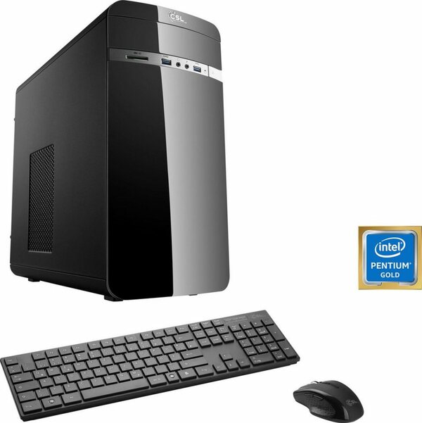 Bild 1 von CSL Speed V1815 PC (Intel® Pentium Gold G6400, UHD Graphics 610, 8 GB RAM, 500 GB SSD, Luftkühlung)