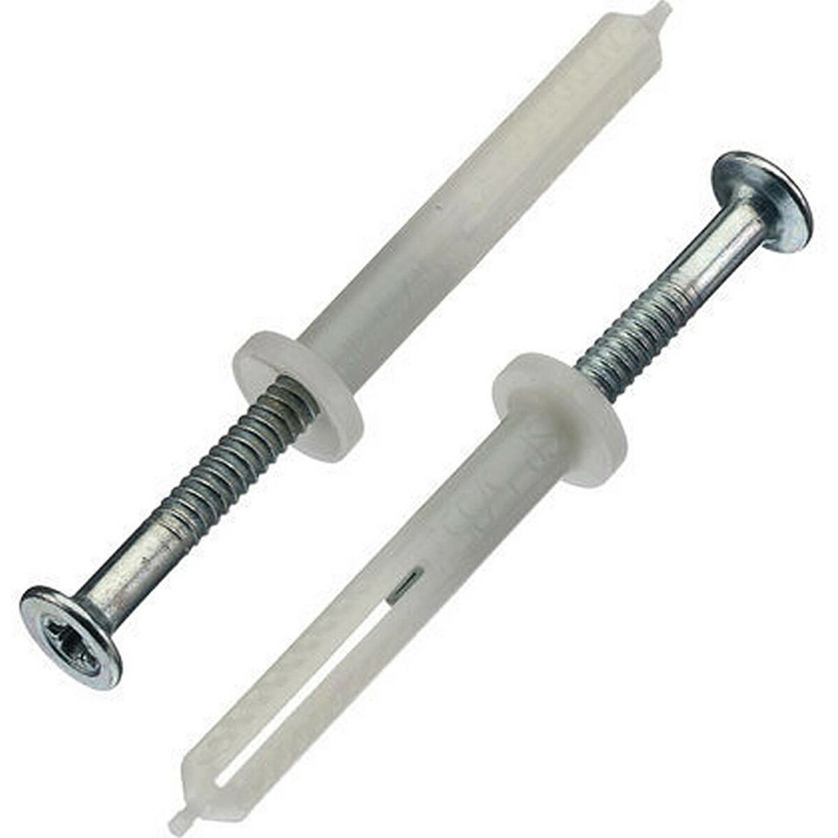 Bild 1 von Kragenkopf-Nageldübel mit Kreuzschlitzschraube 6 mm x 40 mm 200 Stück