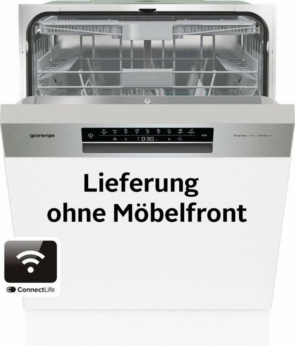 Bild 1 von GORENJE teilintegrierbarer Geschirrspüler, GI 673B60, 9,6 l, 16 Maßgedecke, TotalDry autom. Türöffnung