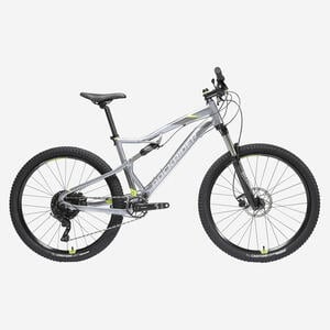 Mountainbike ST 900 S 27,5 Zoll grau/gelb Grau