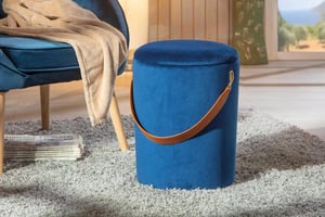 Hocker  Papua Blau