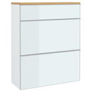 Bild 1 von Hängeschuhschrank, Weiß, Eiche, Holzwerkstoff, Balkeneiche, furniert, 4 Fächer, 1 Schubladen, 84x102x31 cm, Made in Germany, Dgm, DGM-Klimapakt, Typenauswahl, Beimöbel erhältlich, hängend, Gard
