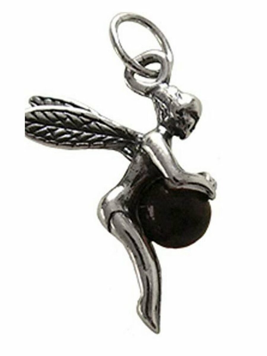 Bild 1 von Adelia´s Amulett Anhänger Silver Dreams, Elfenanhänger mit Bernstein