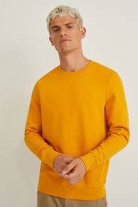 C&A Sweatshirt-Bio-Baumwolle, Grün, Größe: S