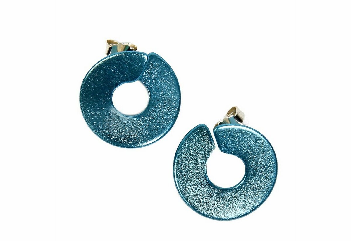 Bild 1 von DeMarie Paar Ohrstecker eloxiertes Aluminium