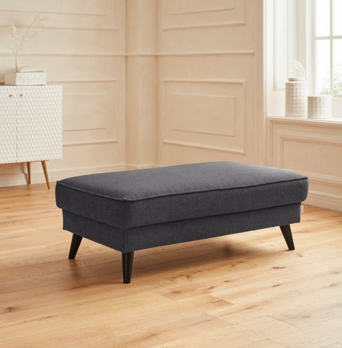 Bild 1 von Guido Maria Kretschmer Home&Living Hockerbank Cosini, Moderne Hockerbank, Grau