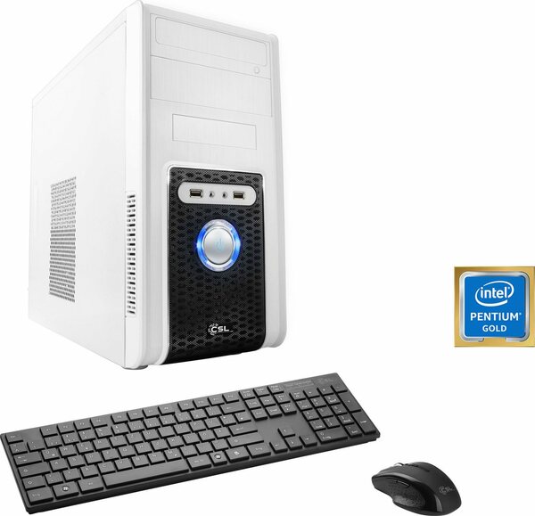 Bild 1 von CSL Speed V1718 PC (Intel® Pentium Gold G6400, Intel UHD Graphics 610, 16 GB RAM, 1000 GB SSD, Luftkühlung)