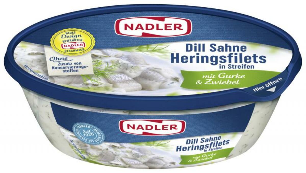 Bild 1 von Nadler Dill Sahne Heringsfilets mit Gurke & Zwiebeln