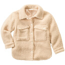 Bild 1 von Mädchen Teddyjacke im Hemd-Stil CREME