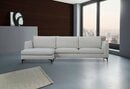 Bild 1 von Places of Style Ecksofa Nixon, mit Federn für besseren Sitzkomfort, mit schwarzen Metallbeinen, Beige