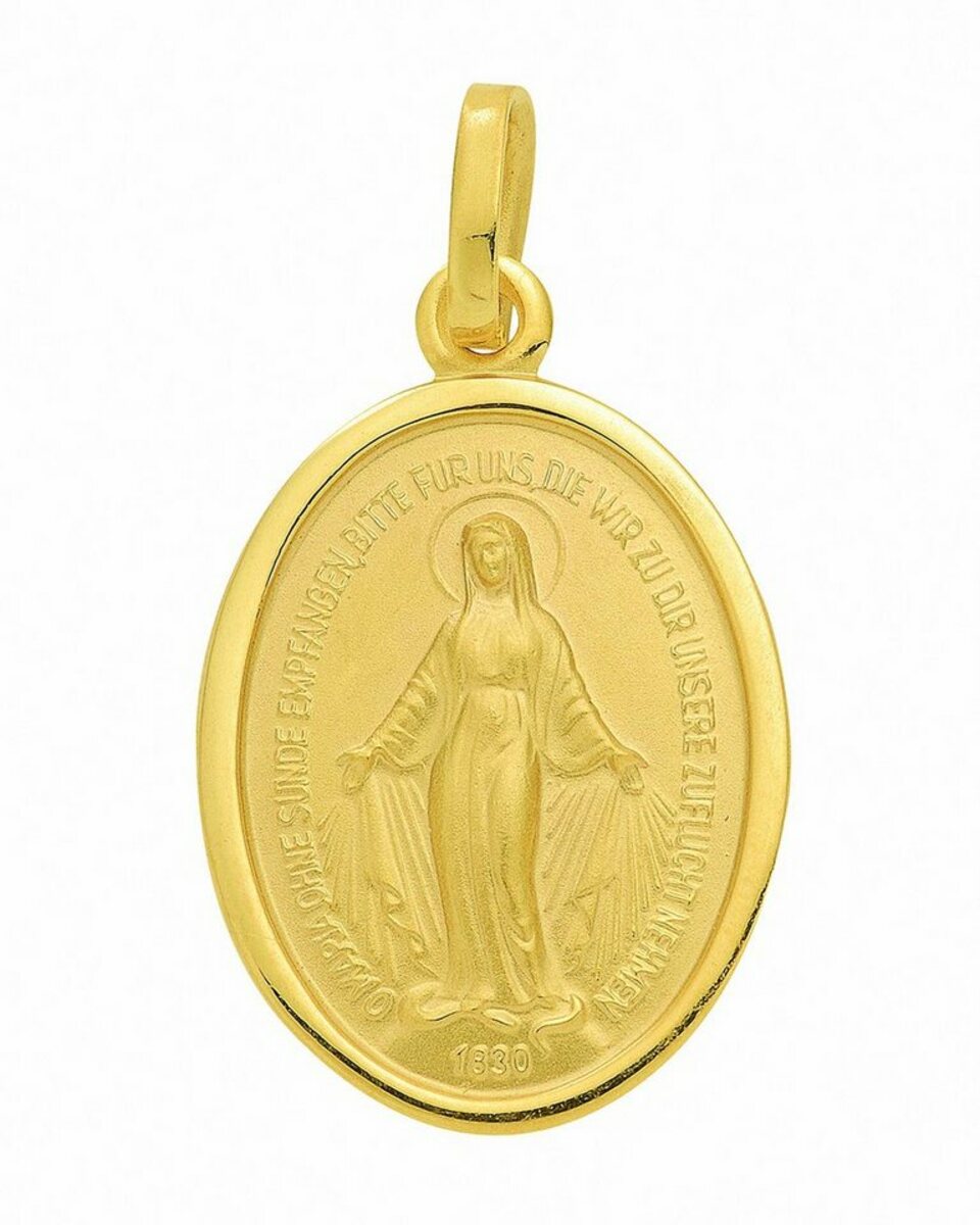 Bild 1 von Adelia´s Kettenanhänger 585 Gold Anhänger Milagrosa, Goldschmuck für Damen