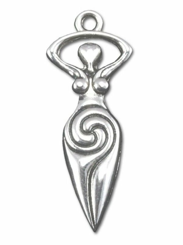 Bild 1 von Adelia´s Amulett Anhänger Siegel der Hexerei (versilbert), Spiral-Göttin - Für spirituelles Wachstum