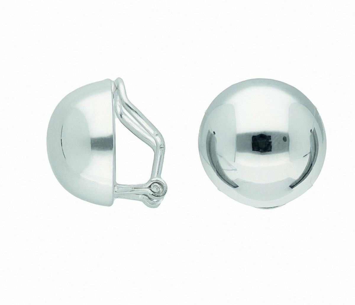 Bild 1 von Adelia´s Paar Ohrhänger 925 Silber Ohrringe Ohrclips Ø 13,7 mm, Silberschmuck für Damen