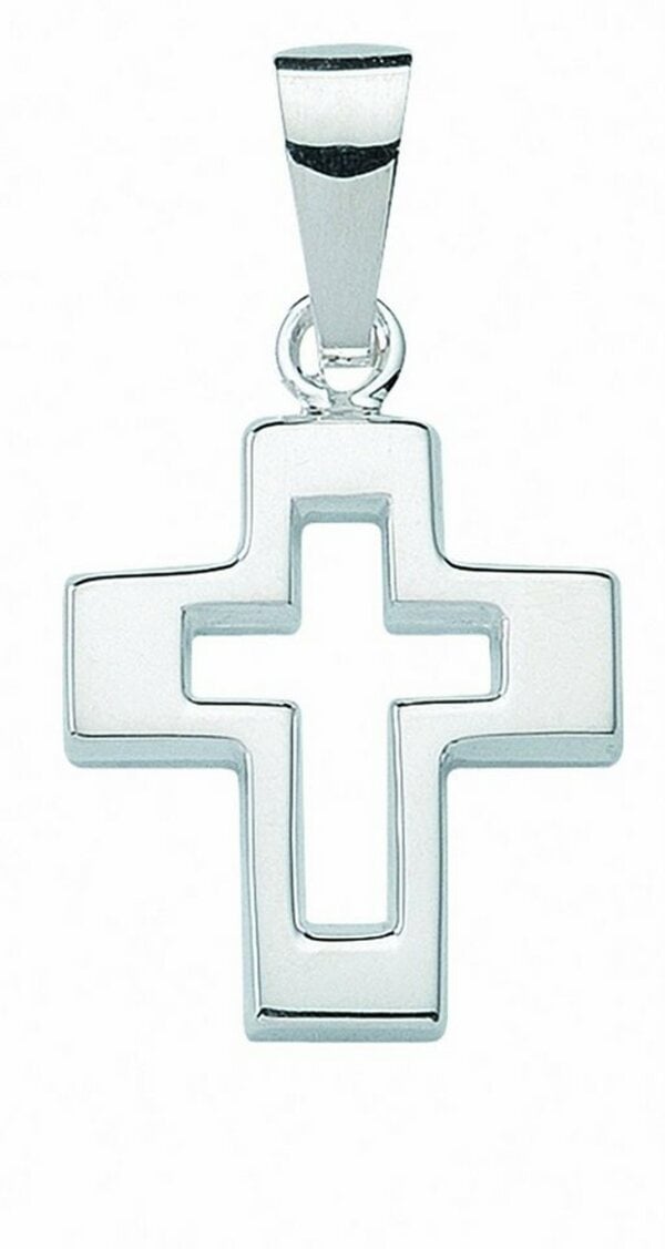 Bild 1 von Adelia´s Kettenanhänger 925 Silber Kreuz Anhänger, Silberschmuck für Damen & Herren