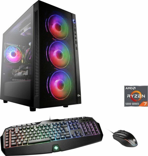 Bild 1 von CSL HydroX V8513 Gaming-PC (AMD Ryzen 7 5800X, GeForce RTX 3060Ti, 16 GB RAM, 1000 GB SSD, Wasserkühlung)