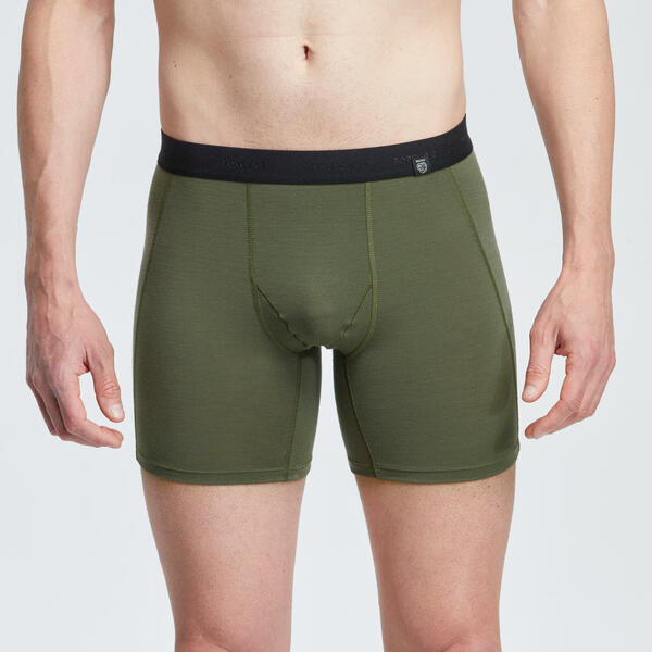 Bild 1 von Boxershorts Herren Merinowolle Trekking - MT500 Grün|khaki