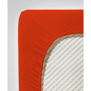 Fleuresse Spannbetttuch Jenny C, Dunkelorange, Textil, 100 cm, bügelleicht, Schlaftextilien, Bettwäsche, Spannbettlaken