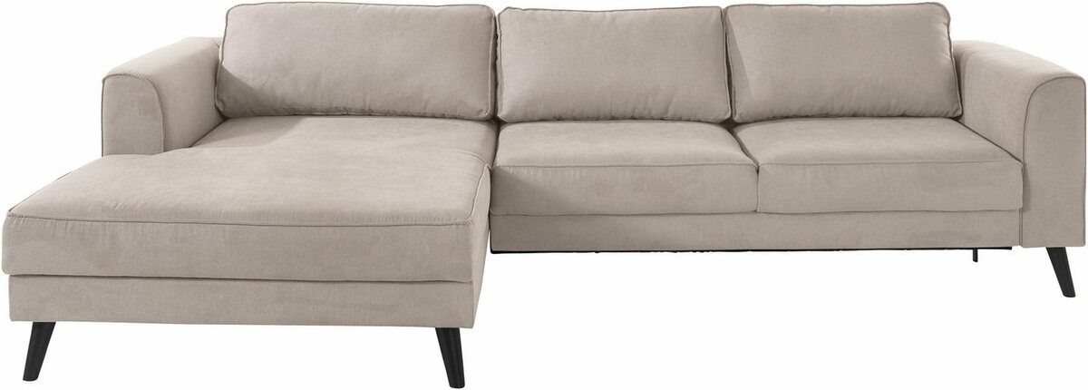 Bild 1 von INOSIGN Ecksofa Junis, in moderner Optik, Braun