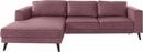 Bild 1 von INOSIGN Ecksofa Junis, in moderner Optik, Rosa