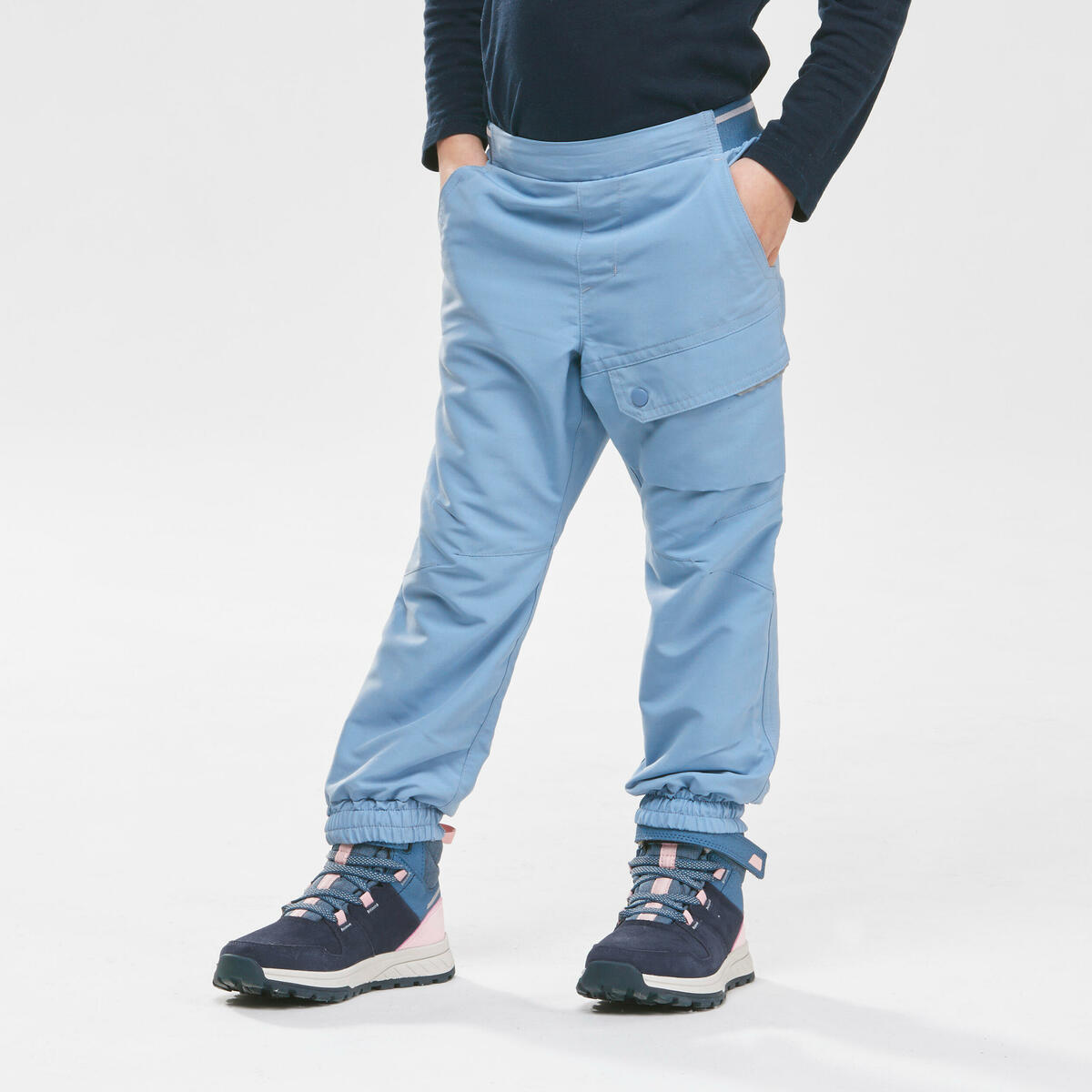 Bild 1 von Winterhose Kinder Gr. 92–116 warm wasserabweisend Winterwandern - SH100 blau Blau|grau