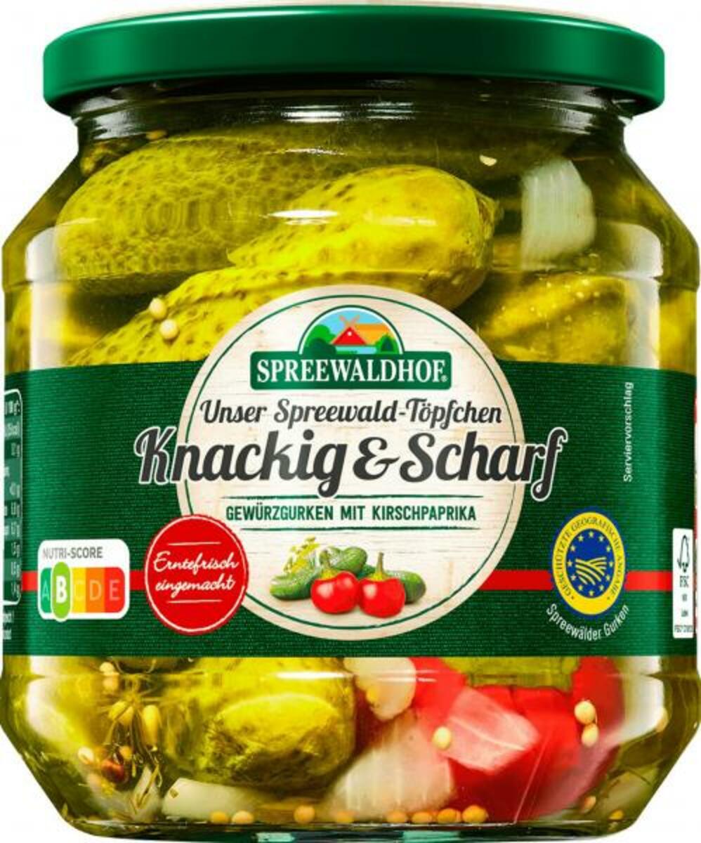 Bild 1 von Spreewald-Töpfchen Knackig & Scharf Gewürzgurken
