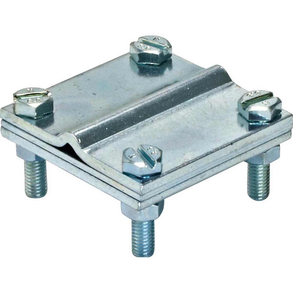 Bild 1 von Kreuzverbinder mit Zwischenplatte 3 mm für Band bis 30 mm