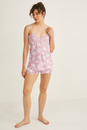 Bild 1 von C&A Pyjama-Top-geblümt, Rosa, Größe: XS