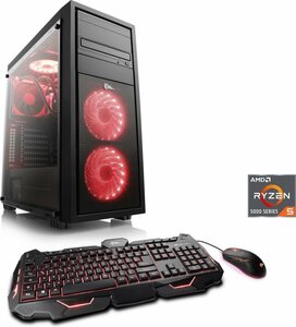 CSL HydroX V8992 Gaming-PC (AMD Ryzen 5 5600G, AMD Radeon Grafik, 16 GB RAM, 1000 GB SSD, Wasserkühlung)