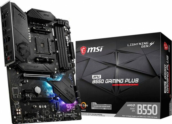 Bild 1 von MSI MPG B550 GAMING PLUS Mainboard RGB-LED-Lichtleiste