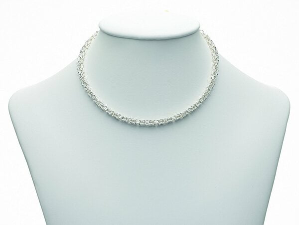 Bild 1 von Adelia´s Silberkette 925 Silber Königskette Halskette 50 cm Ø 3,4 mm, Silberschmuck für Damen