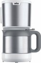 Bild 1 von Braun Filterkaffeemaschine PurShine KF1505 WH mit Thermokanne, 1,2l Kaffeekanne, Papierfilter