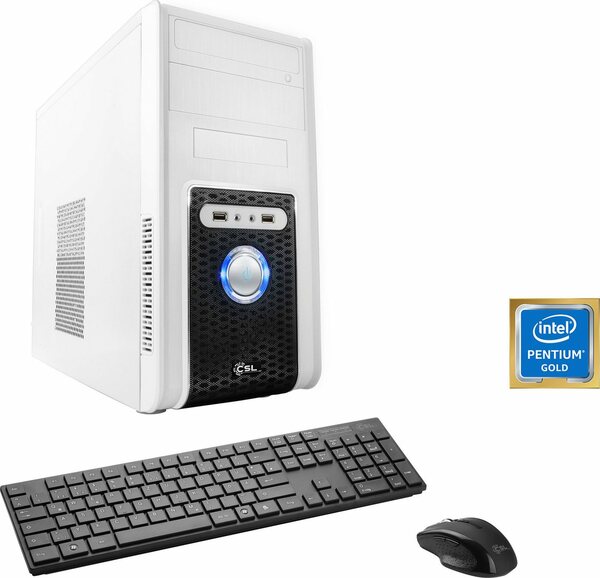 Bild 1 von CSL Speed V1814 PC (Intel® Pentium Gold G6400, UHD Graphics 610, 8 GB RAM, 500 GB SSD, Luftkühlung)