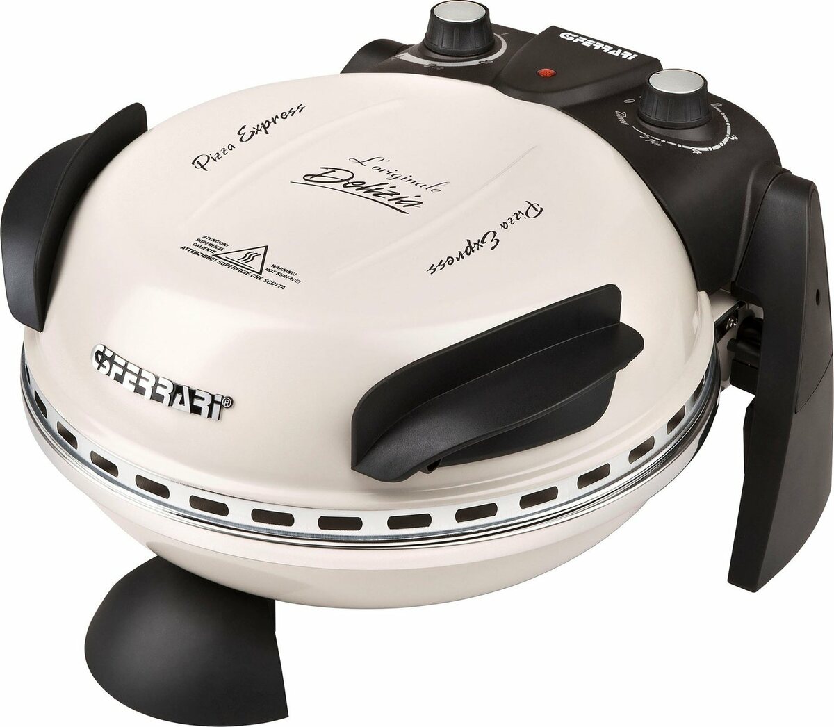 Bild 1 von G3Ferrari Pizzaofen Delizia G1000617 Icy Cream Limited Edition, Zeitvorwahl mit akustischem Signal, mit Rezeptbuch