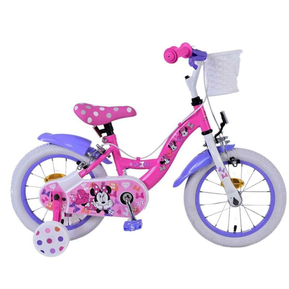 Bild 1 von VOLARE BICYCLES Kinderfahrrad  Disney Minnie, 14  Zoll, ohne Rücktrittbremse