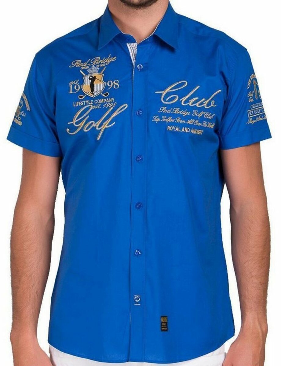 Bild 1 von RedBridge Kurzarmhemd Lubbock im Slim Fit-Schnitt mit Stickerei