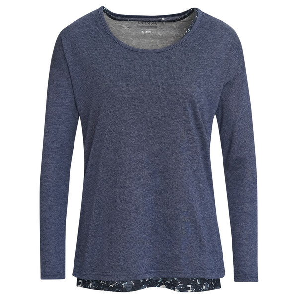 Bild 1 von Damen Yoga-Langarmshirt und Top im Set DUNKELBLAU