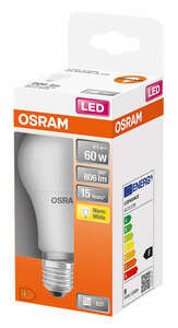 OSRAM LED-Birne E27 matt