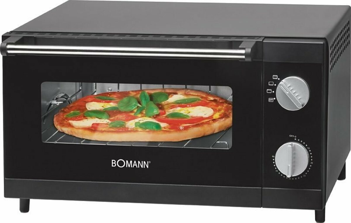 Bild 1 von BOMANN Minibackofen MPO 2246 CB, Pizzaofen ideal zum Grillen und Aufbacken