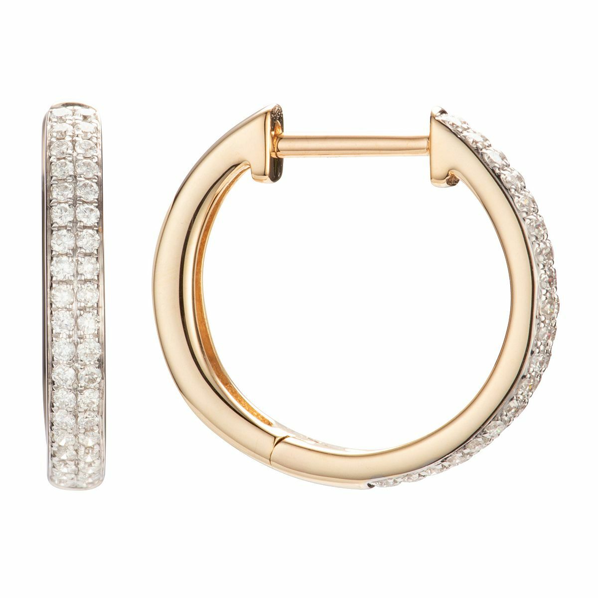 Bild 1 von DIAMOUR Creolen 76 Brillanten zus. ca. 0,25ct Gold 585